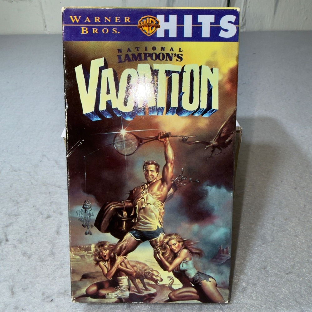 National Lampoon's Vacation VHS Warner Bros Hits Chevy Chase 1983 Comedy‎ Movie